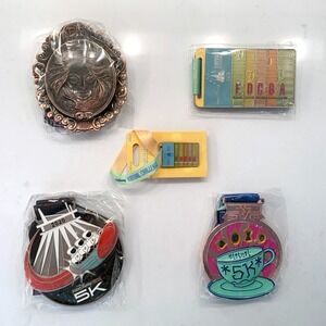 New RunDisney Virtual Race Challenge 2020 Medal Set with‎ Matching Pin